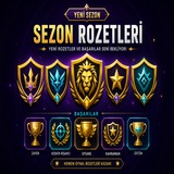 Sezon Rozetleri Yeni sezon rozetleri