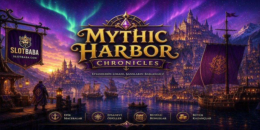 Mythic Harbor Chronicles fantastik liman şehri görseli