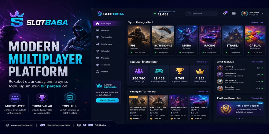 Slotbaba modern multiplayer platform tanıtımı