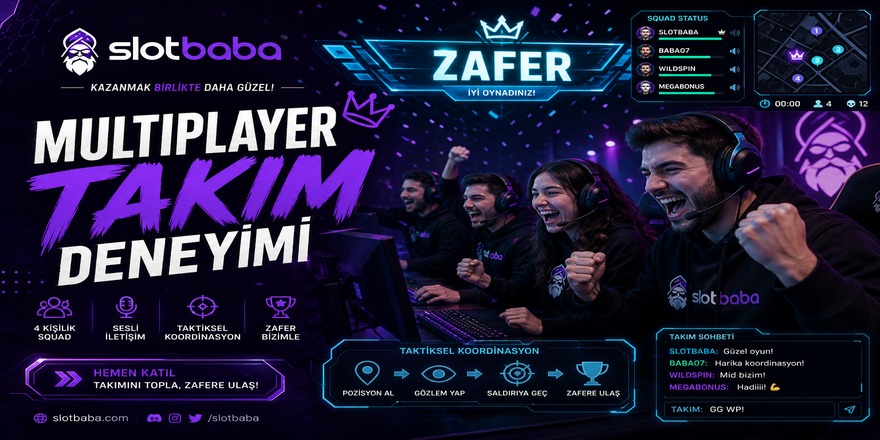 Slotbaba multiplayer takım oyun deneyimi